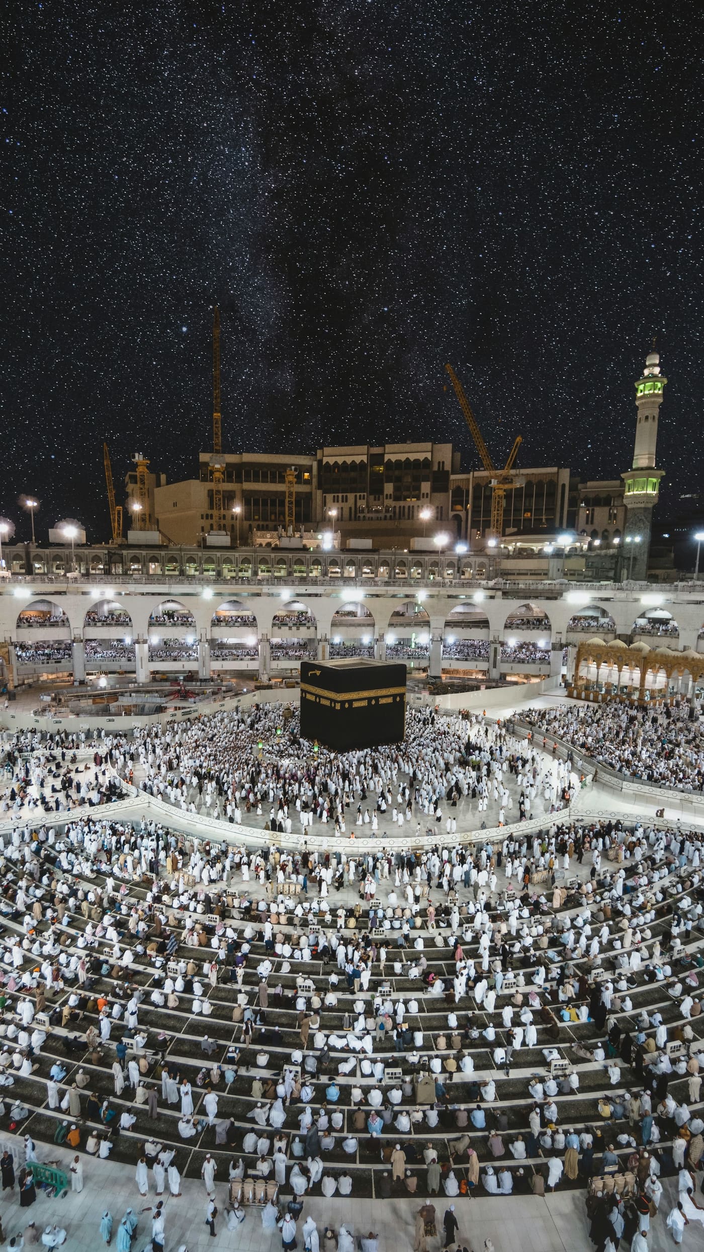 The Holy Kaaba at Masjid al-Haram, Makkah